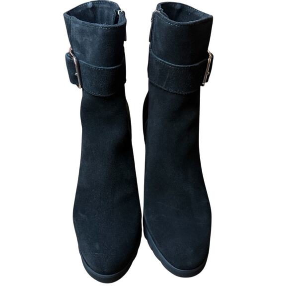 LA CANADIENNE Milo Black Waterproof Suede Buckle Accent Cushioned NEW 8.5 - Picture 4 of 9